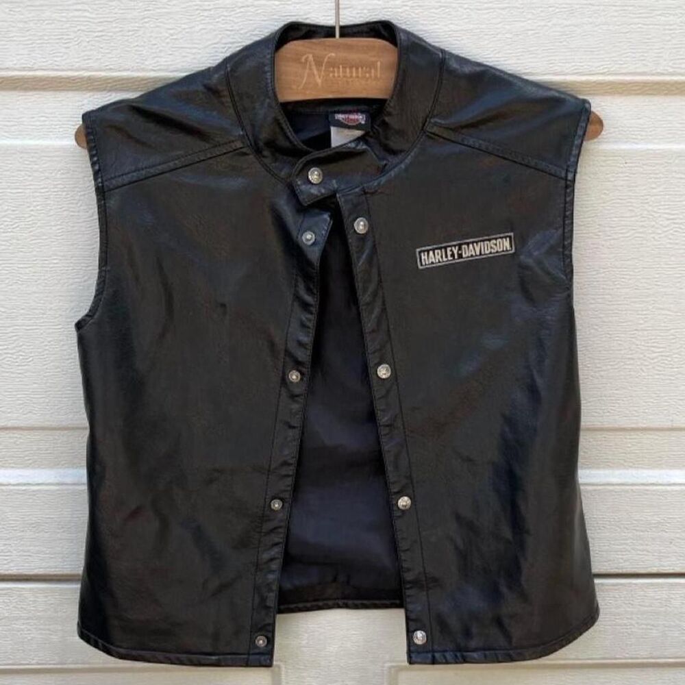 Harley-davidson Women's Black Gilet